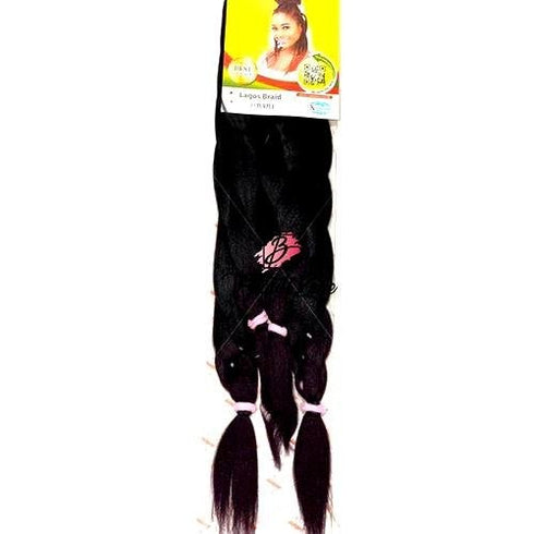 Xpression Lagos Braid Pre Stretched Hair Extensions - 2x42" - 2x46" Lengths